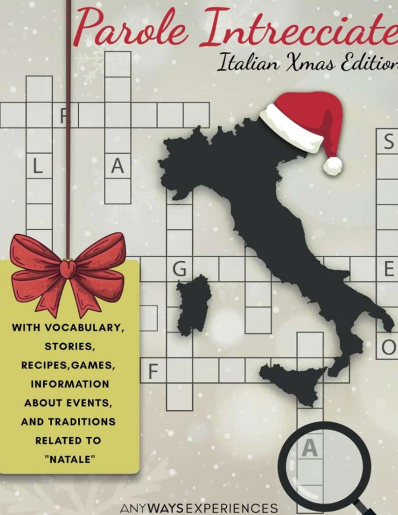Copertina di Parole Intrecciate, Italian Xmas Edition, ANYWAYS EXPERIENCES